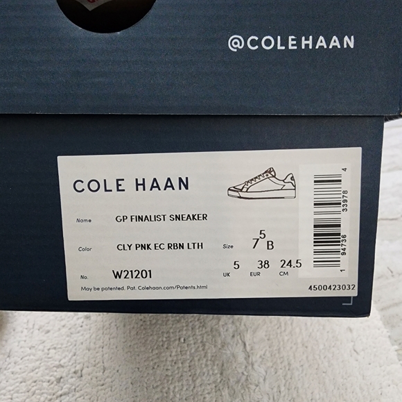 Cole Haan Clay Pink GP Finalist Sneakers- 7.5 - Picture 3 of 4